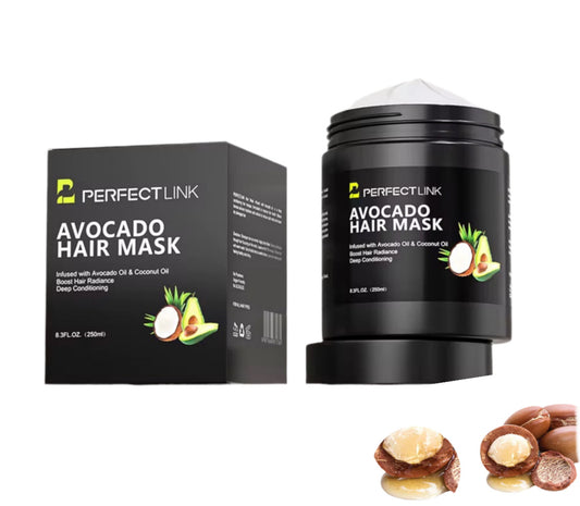 Mascarilla capilar reparadora de lujo: aceite de aguacate y coco
