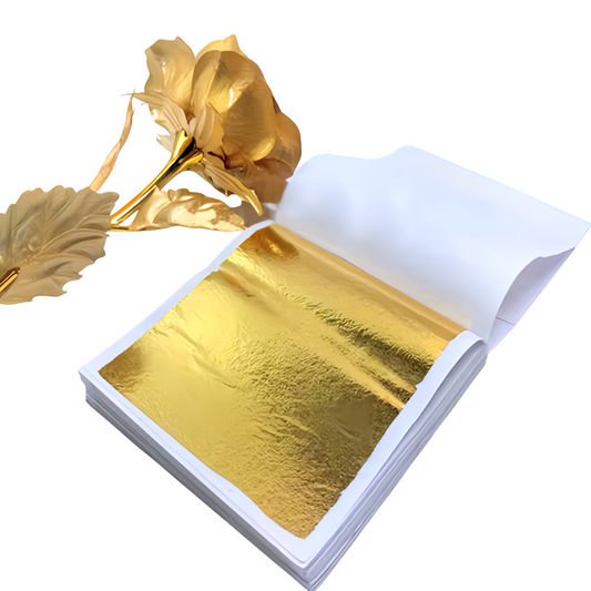 Máscara facial em folha de ouro 24K – Brilho luxuoso e anti-envelhecimento natural